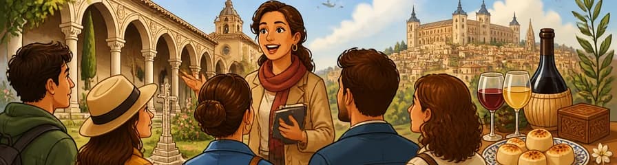 Recorrido conventual con degustación de mazapán y vino en Toledo