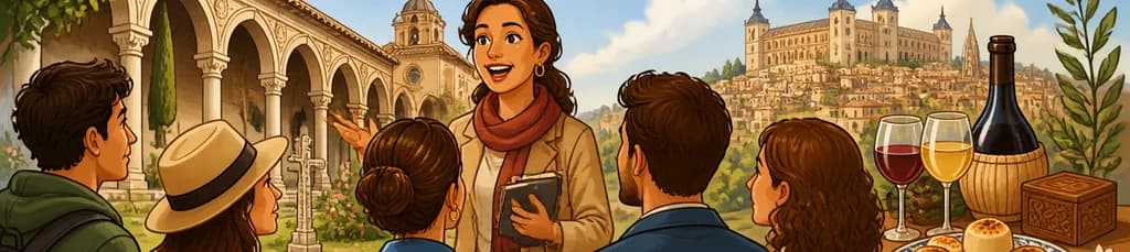 Recorrido conventual con degustación de mazapán y vino en Toledo