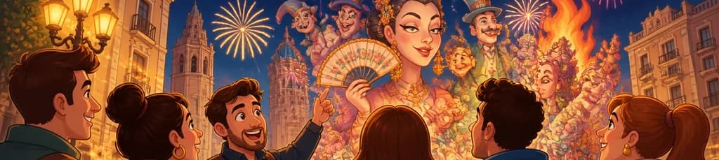 Recorrido por las Fallas: Adéntrate en la esencia luminosa y el espíritu de la fiesta con nosotros