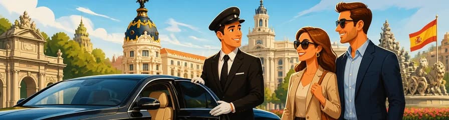 Servicio de chófer privado de lujo por un día completo en Madrid