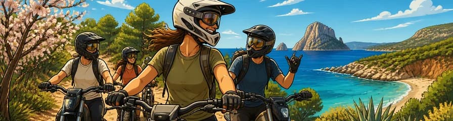Excursión en moto eléctrica por Ibiza