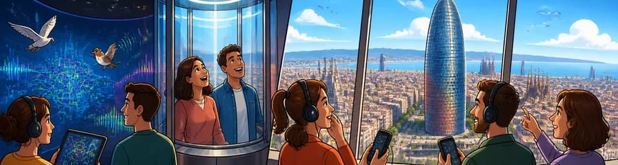 Entrada al Mirador Torre Glòries de Barcelona con Audioguía