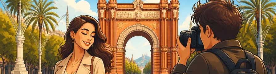 Sesión fotográfica "Elegancia Atemporal" en el Arco del Triunfo