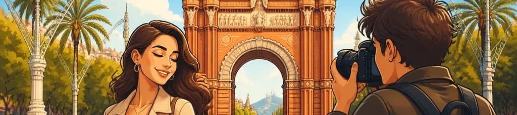 Sesión fotográfica "Elegancia Atemporal" en el Arco del Triunfo