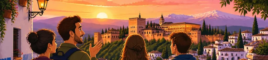 Descubre los miradores secretos del Albaicín al atardecer en Granada