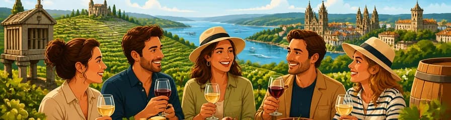 Excursión privada de 4 días por las regiones vinícolas de Galicia: una experiencia gourmet de comida y vino en grupo reducido
