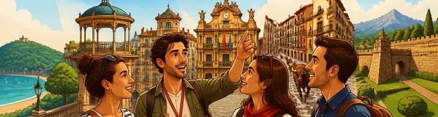 Exploración privada de un día en Pamplona, con salida desde San Sebastián