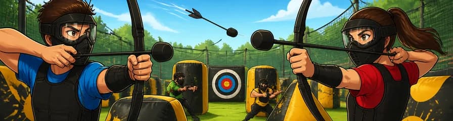 Combate de Arqueros: Archery Tag en Eurofiestas, Madrid