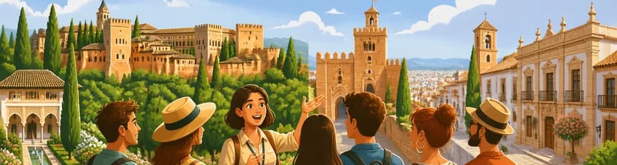 Recorrido por la Alhambra y el Centro Histórico: Generalife, Alcazaba y sus jardines