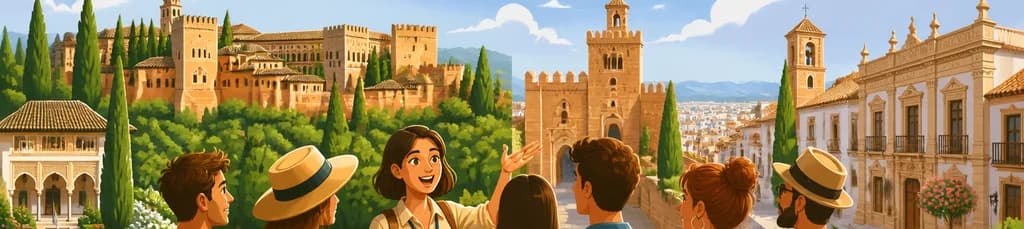 Recorrido por la Alhambra y el Centro Histórico: Generalife, Alcazaba y sus jardines