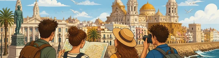 Un recorrido arquitectónico autoguiado por los puntos destacados de Cádiz