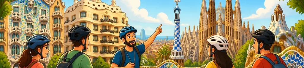 Recorrido en bicicleta: Maravillas de Gaudí en Barcelona
