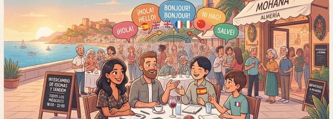 Intercambio de idiomas y tándem los miércoles en Almería