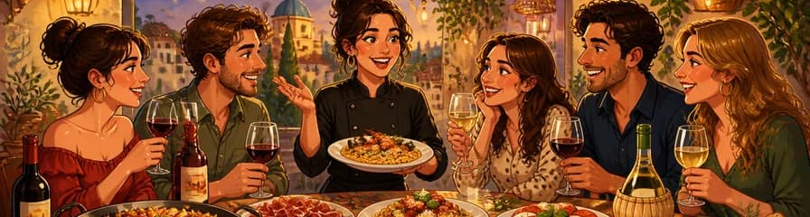 Cena de Fusión Culinaria Española e Italiana en Mutxamel