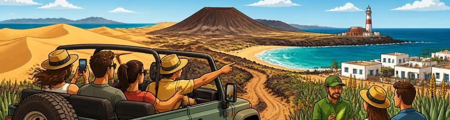 Recorrido en 4x4 por las Dunas de Corralejo y El Cotillo en Fuerteventura, con salida desde el sur
