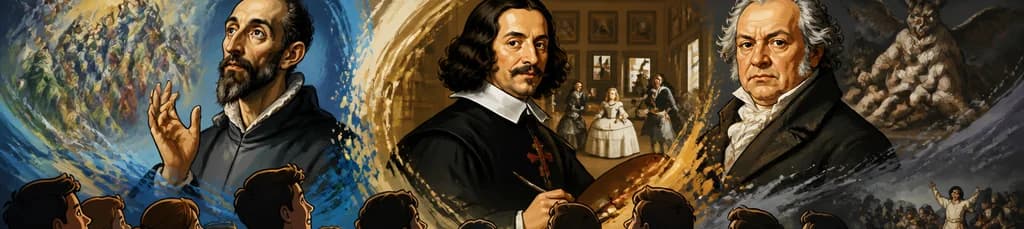 La Tríada Inmortal: El Greco, Velázquez y Goya