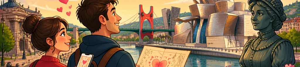 Bilbao Romantic Quest: Ruta autoguiada del amor por la Ría