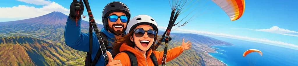 Experimenta un Vuelo de Parapente Biplaza de Rendimiento con Servicio de Recogida