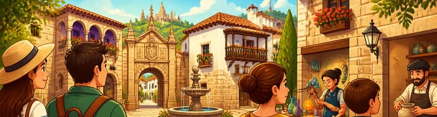 Acceso al Poble Espanyol de Barcelona