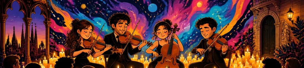 Concierto Candlelight: Un Tributo a Ed Sheeran y Coldplay en Barcelona