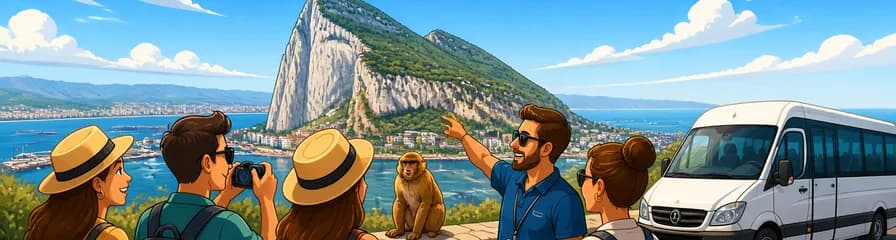 Traslado desde Málaga: excursión a Gibraltar con transporte incluido
