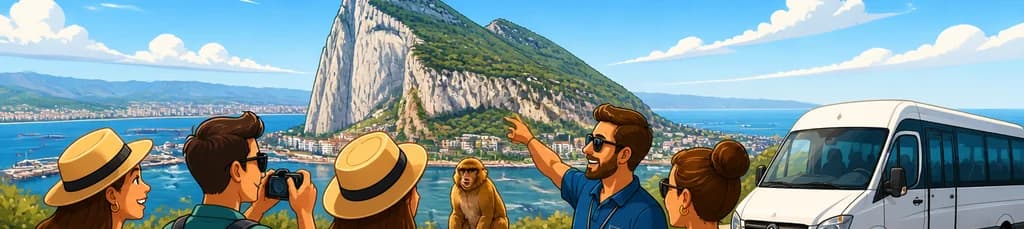 Traslado desde Málaga: excursión a Gibraltar con transporte incluido