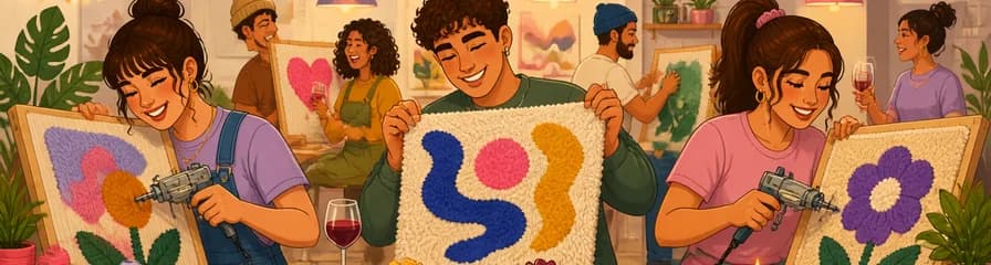 Crea tu propia alfombra personalizada en este taller de tufting en Valencia