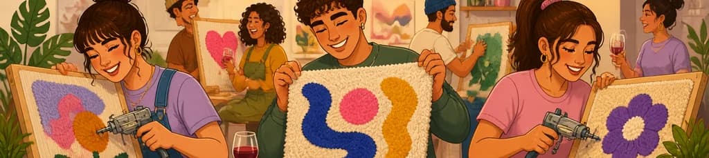 Crea tu propia alfombra personalizada en este taller de tufting en Valencia