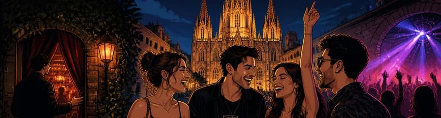 Noche de fiesta exclusiva: Discoteca VIP y experiencia clandestina en Barcelona