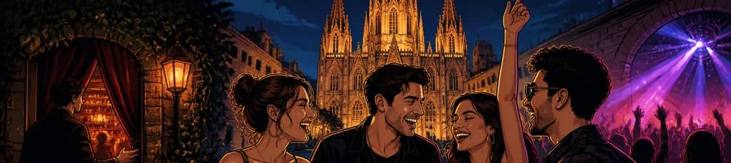 Noche de fiesta exclusiva: Discoteca VIP y experiencia clandestina en Barcelona