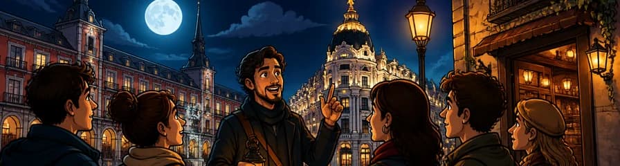Recorrido Nocturno por Madrid: Mitos, Tabernas y la Influencia del Poder