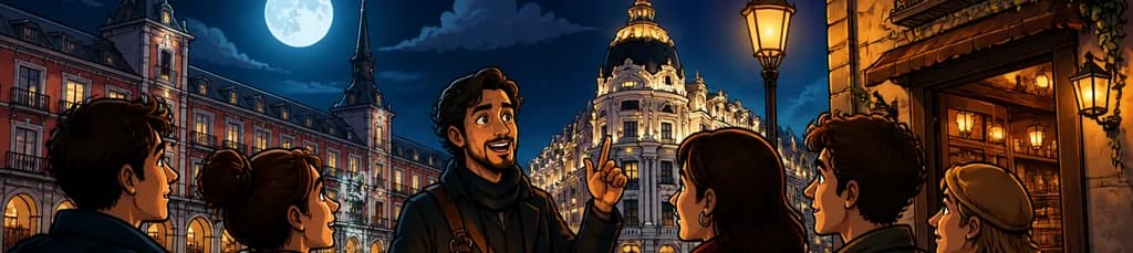Recorrido Nocturno por Madrid: Mitos, Tabernas y la Influencia del Poder