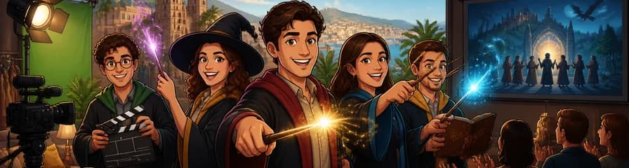 Aventura cinematográfica privada en Málaga: conviértete en la estrella de una película de magos