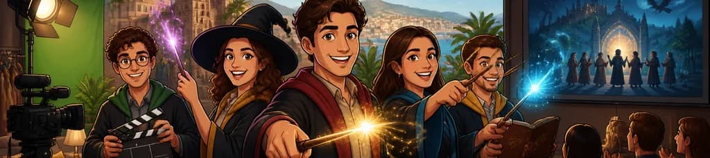 Aventura cinematográfica privada en Málaga: conviértete en la estrella de una película de magos