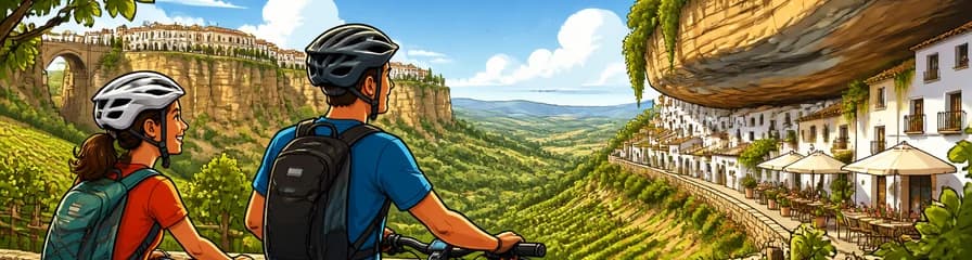 Recorrido en bicicleta eléctrica desde Ronda hasta Setenil de las Bodegas