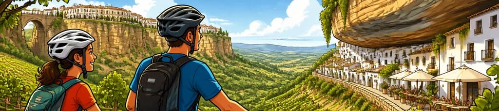 Recorrido en bicicleta eléctrica desde Ronda hasta Setenil de las Bodegas
