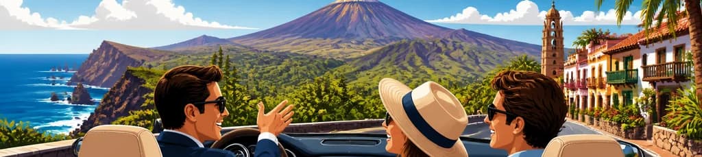 Tour Privado VIP de Seis Horas por Tenerife en Coche de Lujo