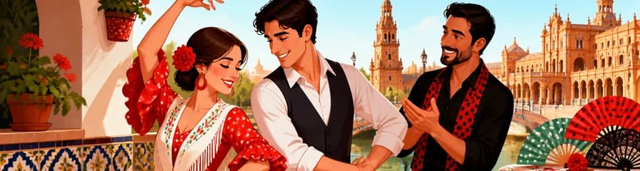 Sesión Exclusiva de Danza de Sevillanas para Dos Personas en Sevilla