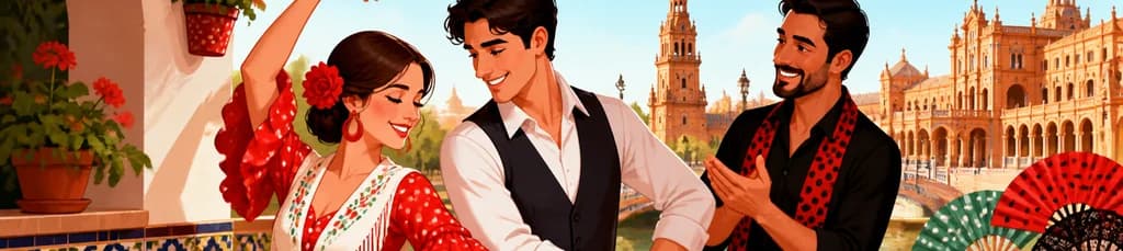 Sesión Exclusiva de Danza de Sevillanas para Dos Personas en Sevilla