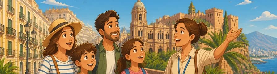 Tour privado cultural de descubrimientos familiares en Málaga