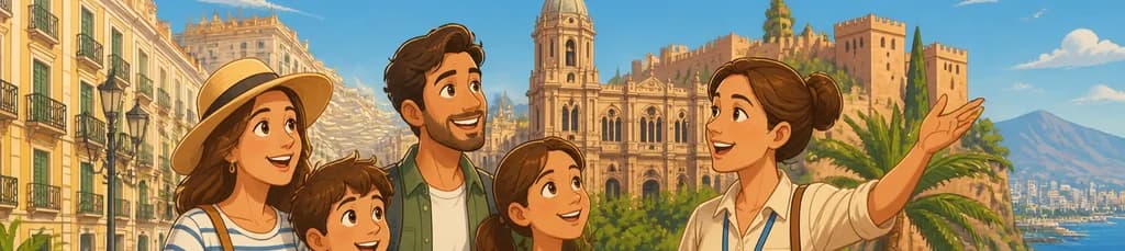 Tour privado cultural de descubrimientos familiares en Málaga