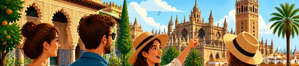 Descubre el Alcázar y la Catedral de Sevilla en una excursión privada desde Cádiz