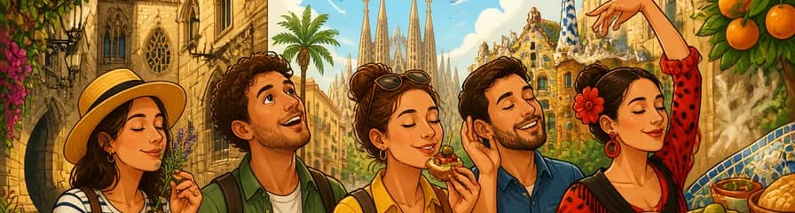 Recorrido por Barcelona a través de los cinco sentidos