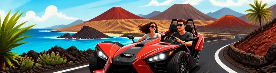 Descubre Lanzarote en un Tour Guiado de 3 Horas con Polaris SLINGSHOT