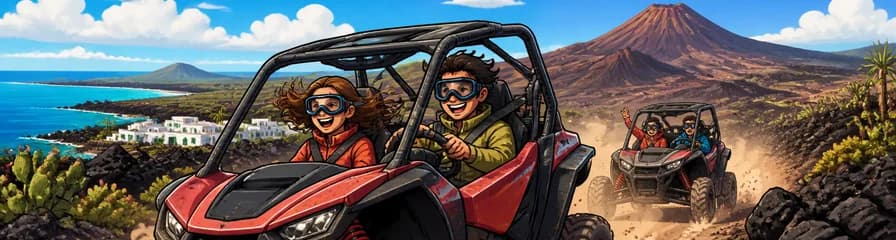 Aventura en buggy de 2 horas desde Costa Teguise