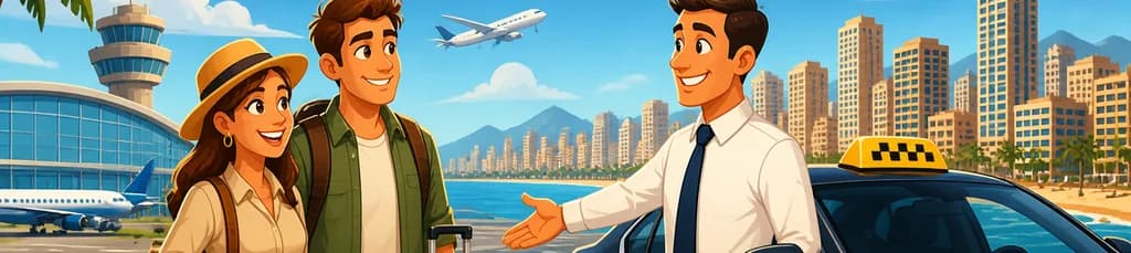 Traslado privado en taxi desde o hacia el Aeropuerto de Alicante y Benidorm