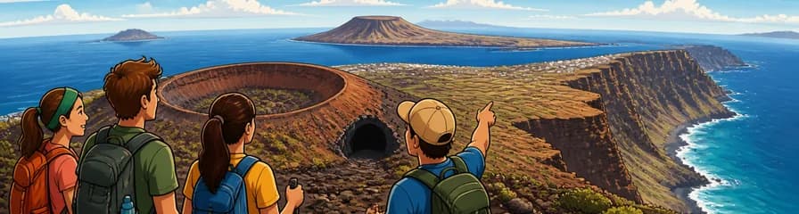 Recorrido de senderismo al Volcán de la Corona y los acantilados de Famara