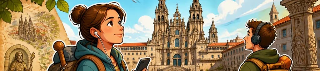 Recorrido autoguiado por las historias de Santiago de Compostela