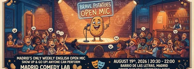 Noches de Comedia en Vivo en Inglés: El Espectáculo de los Viernes