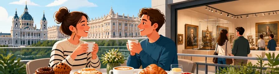 Experiencia Gastrocultural: Desayuno Dulce y Acceso a la Galería de las Colecciones Reales